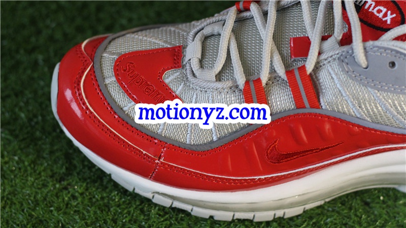 Nike Air Max 98 Supreme Red Silver